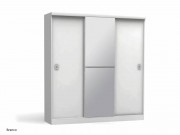 Guarda Roupa Armario Roupeiro Kappesberg S363 Espelhado 03 Portas 2.03 m